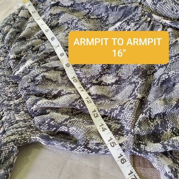 FAVLUX Snake Print Sheer Lined Dress Small - Picture 8 of 14